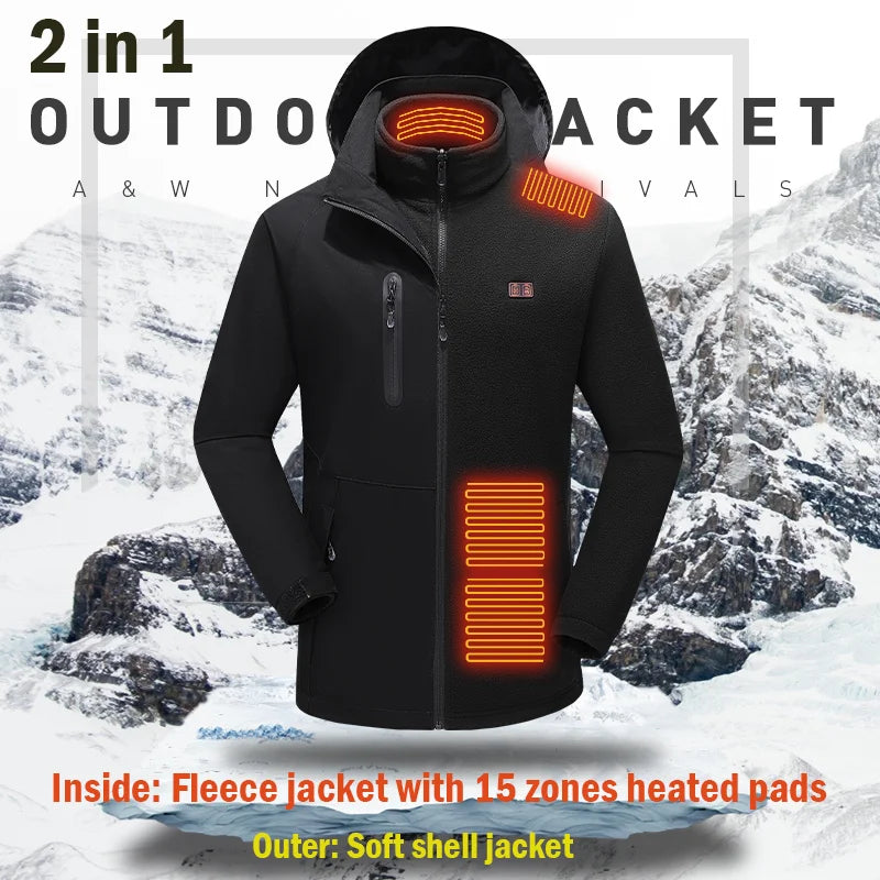 The Explorer's Edge Outdoor Adventure Backpack with Durable Design and Multiple Compartments - Martika Trendy Finds Heated Jackets