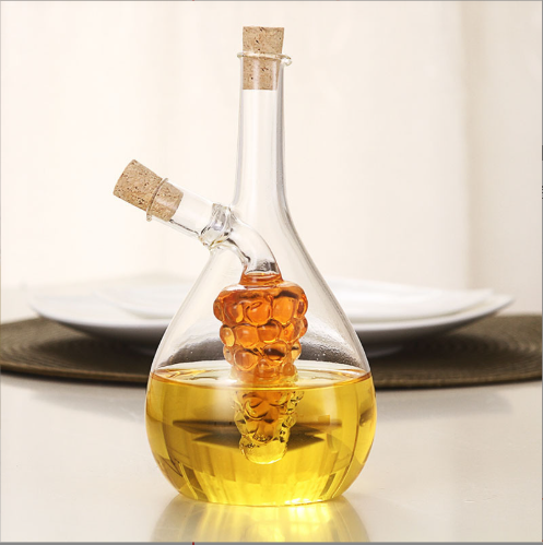 Premium Olive Oil & Vinegar Glass Dispenser – Transparent | Beirut Kitchen Essential Martika